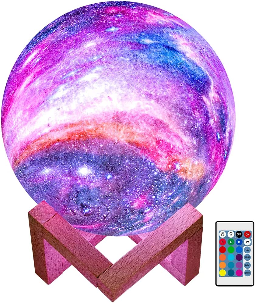 Galaxy-Zen Moon Lamp - 3D Celestial Projection