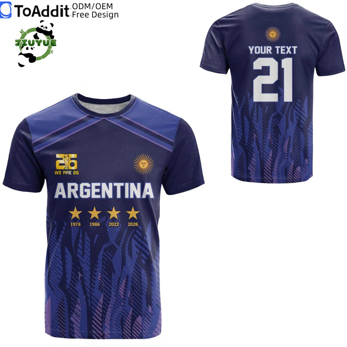 Argentina Away Fan T-Shirt - 2026 Edition