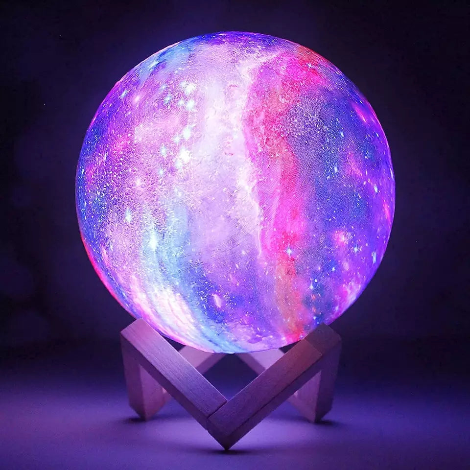 Galaxy-Zen Moon Lamp - 3D Celestial Projection