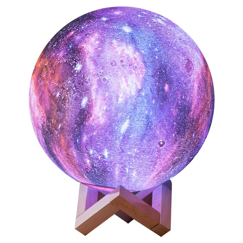 Galaxy-Zen Moon Lamp - 3D Celestial Projection