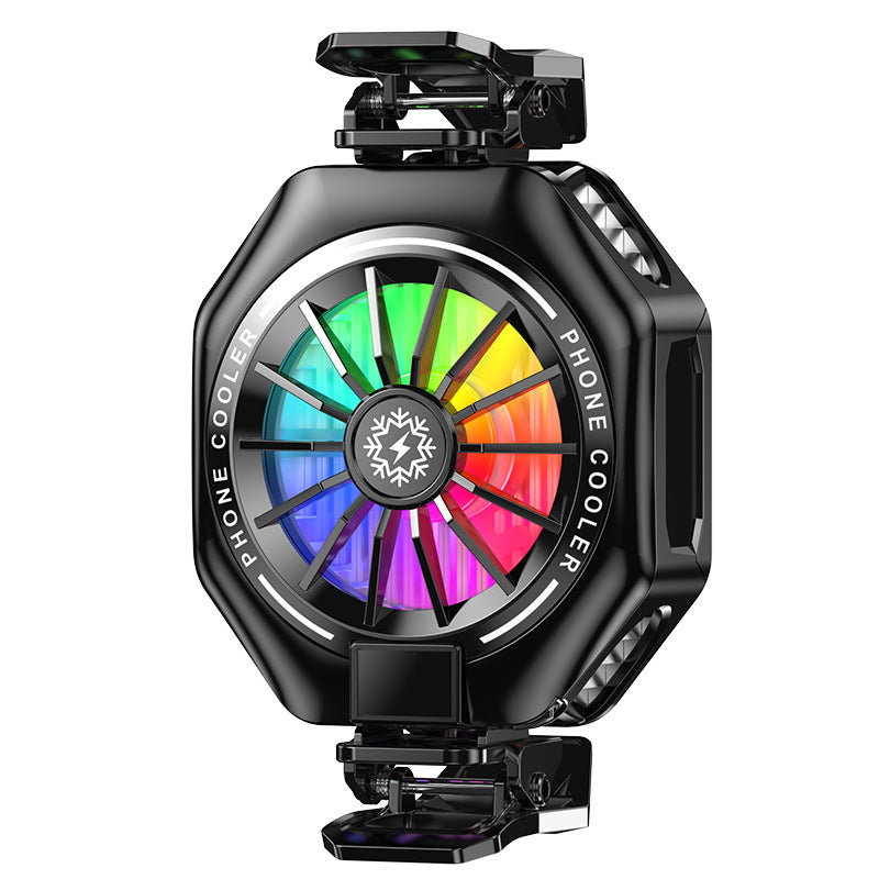 Cyber-Glow MagSafe RGB Phone Cooler - Thermal Shield