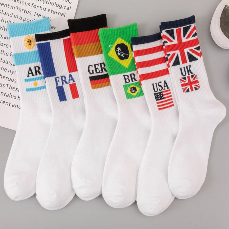 2026 World Cup Crazy Fan Crew Socks - Performance Cotton