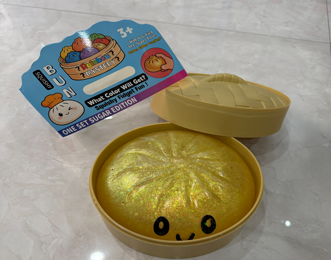 Viral TikTok Glitter Dumpling - LED Flash Edition