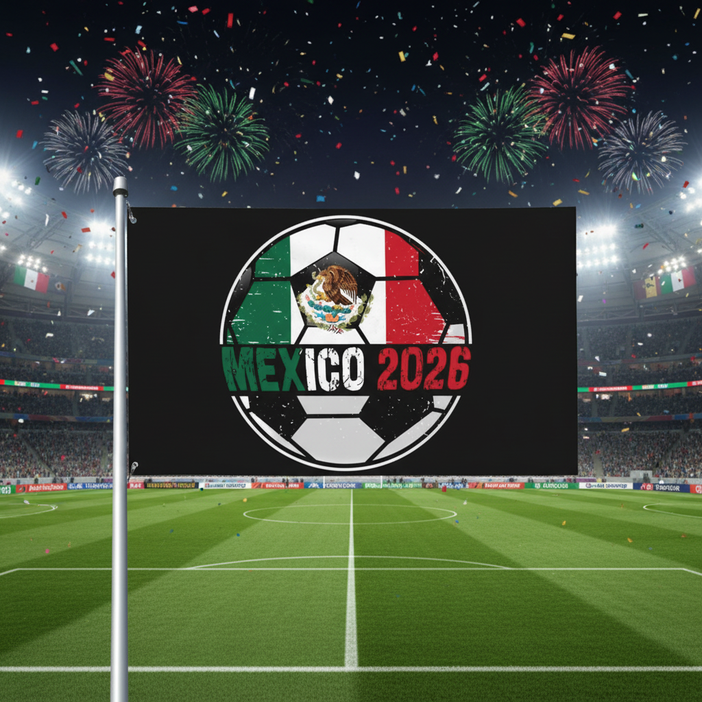 Mexico National Flag - 3x5ft Stadium Edition