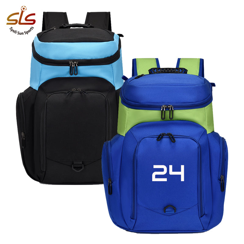 Soccer Ball Compartment Fan Backpack