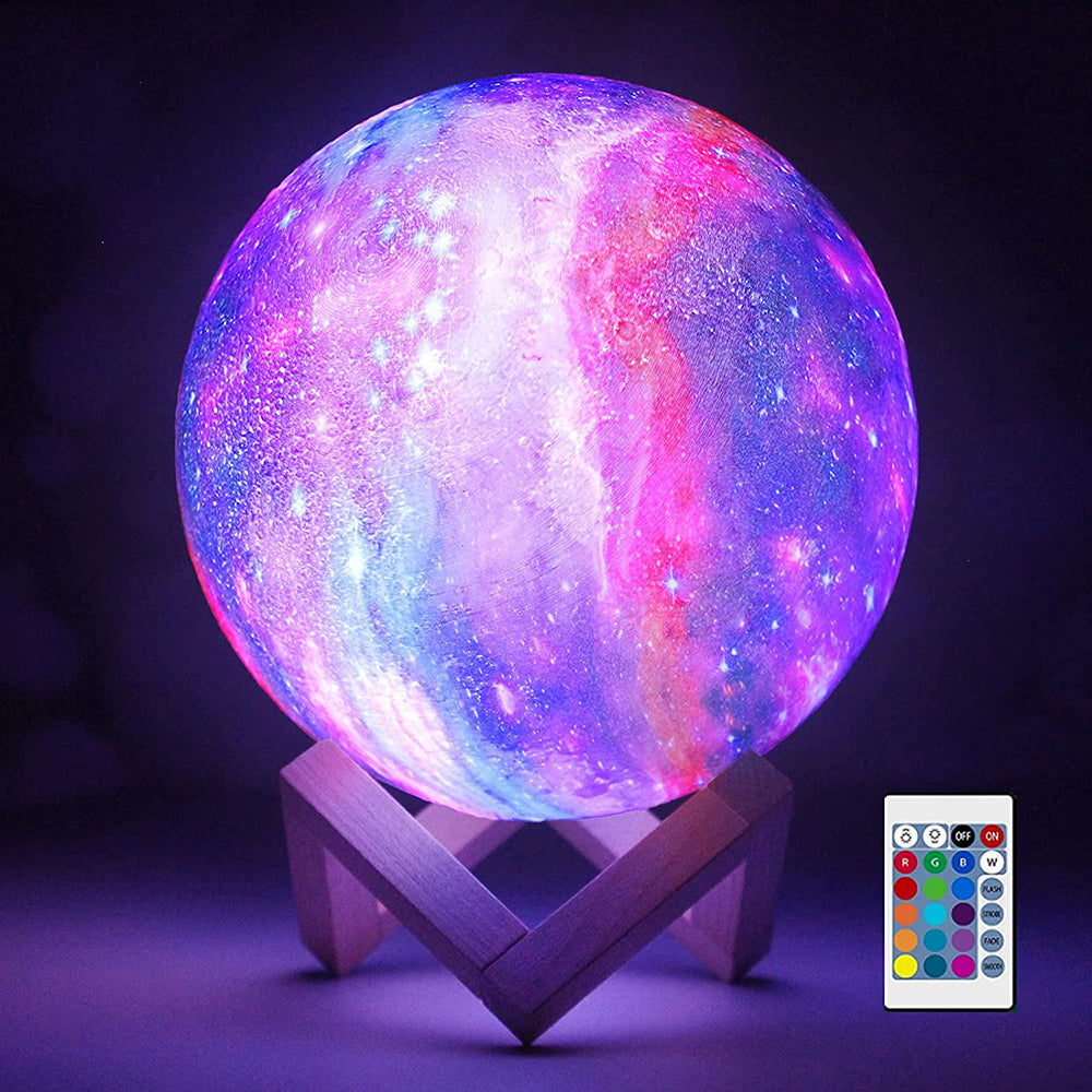 Galaxy-Zen Moon Lamp - 3D Celestial Projection