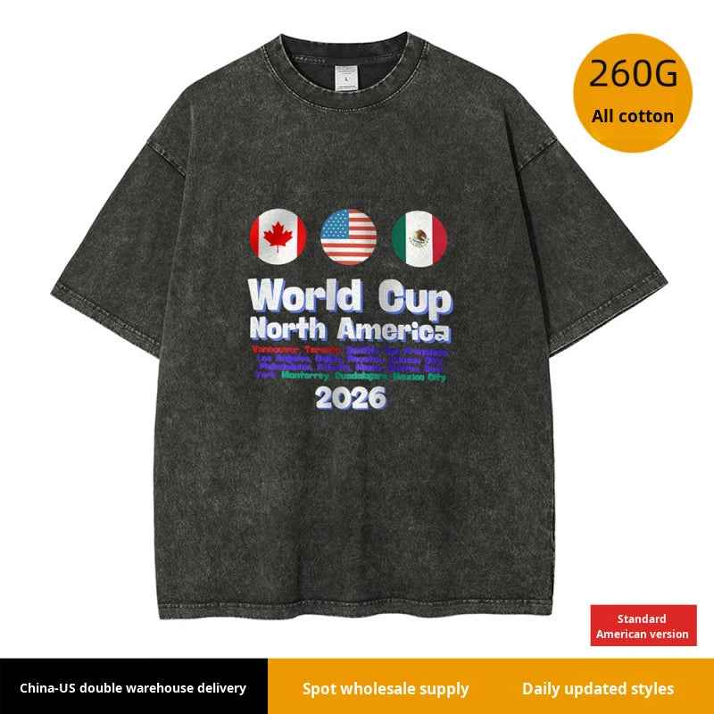 2026 World Cup Official Fan T-Shirt - Victory Cotton