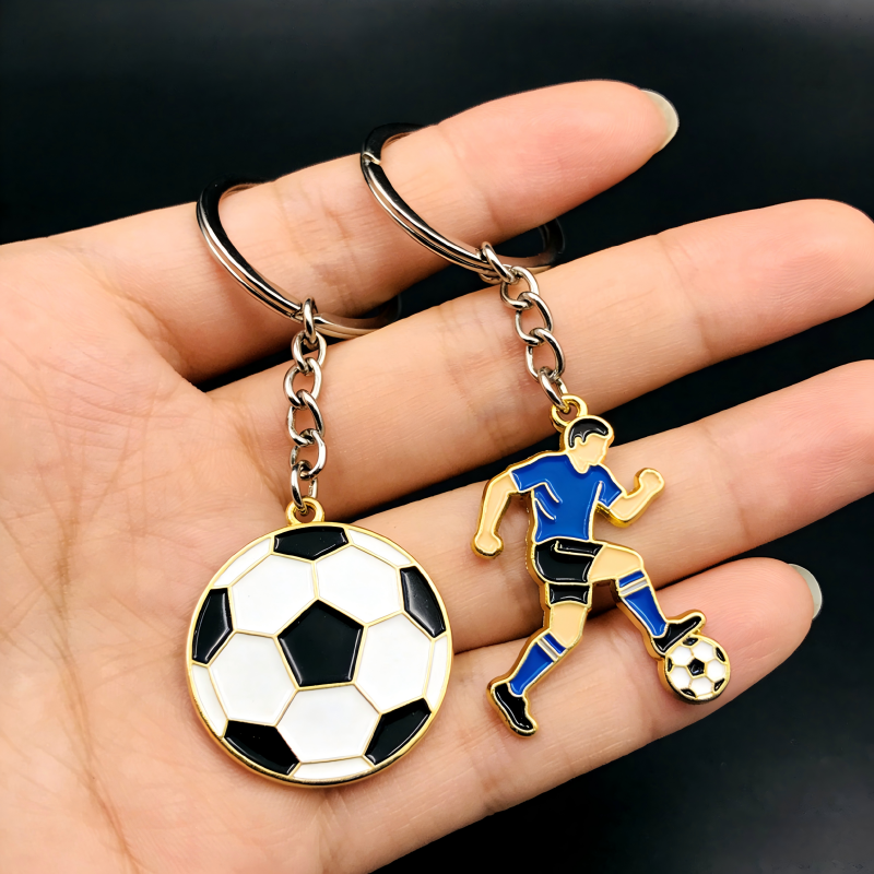 2026 World Cup Host Cities Metal Keychain - 3D Souvenir