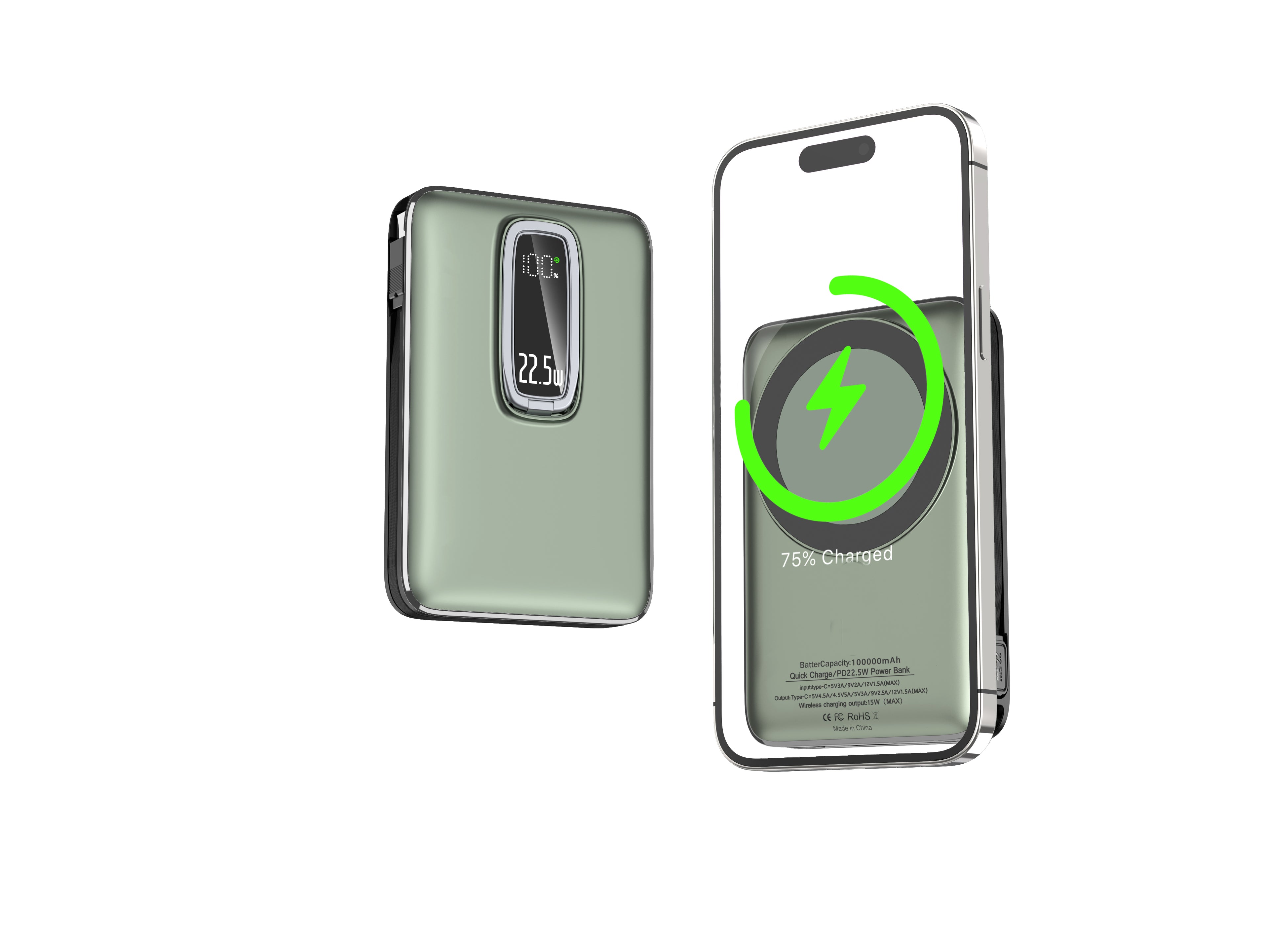 Mag-Snap Power Bank - 10000mAh Ultra-Slim Nomad