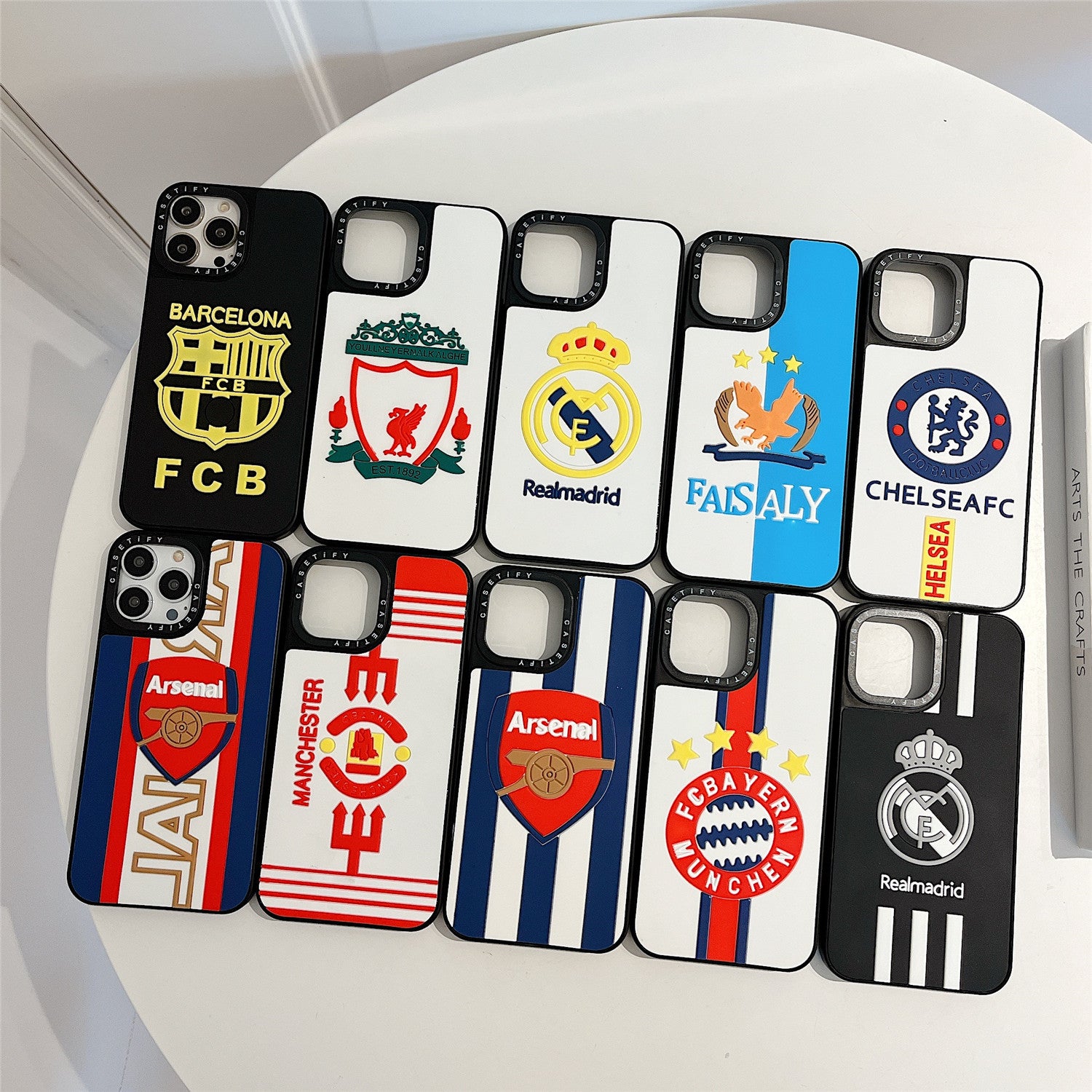 3D Silicone Football Team Phone Cover