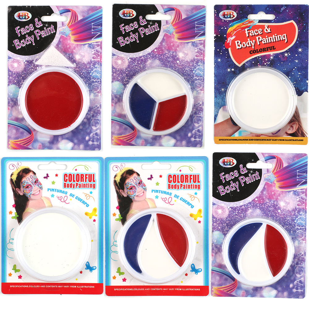 Premium Soccer Face Paint Set - 6 Colors